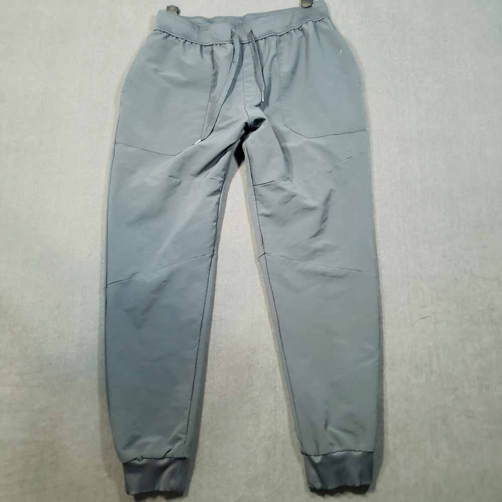 Russell Jogger Pants Mens Medium Greystone Gray Athletic Stretch‎ Drawstring